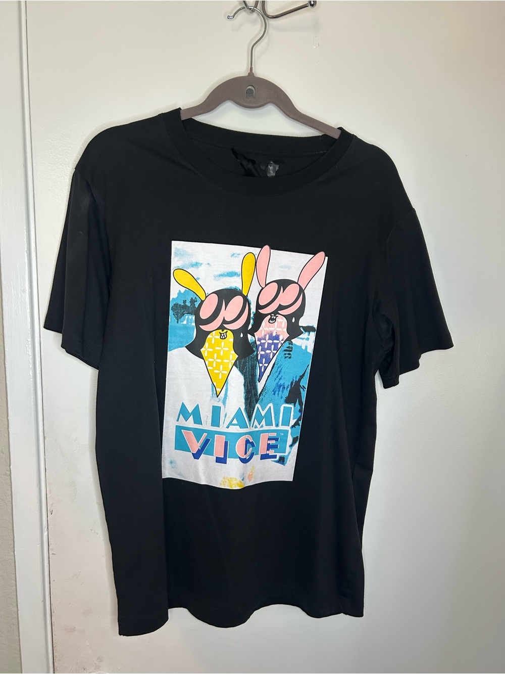 Authentic VLONE Miami Vice Graphic Tee – Black (Size S) - Picture 2 of 8